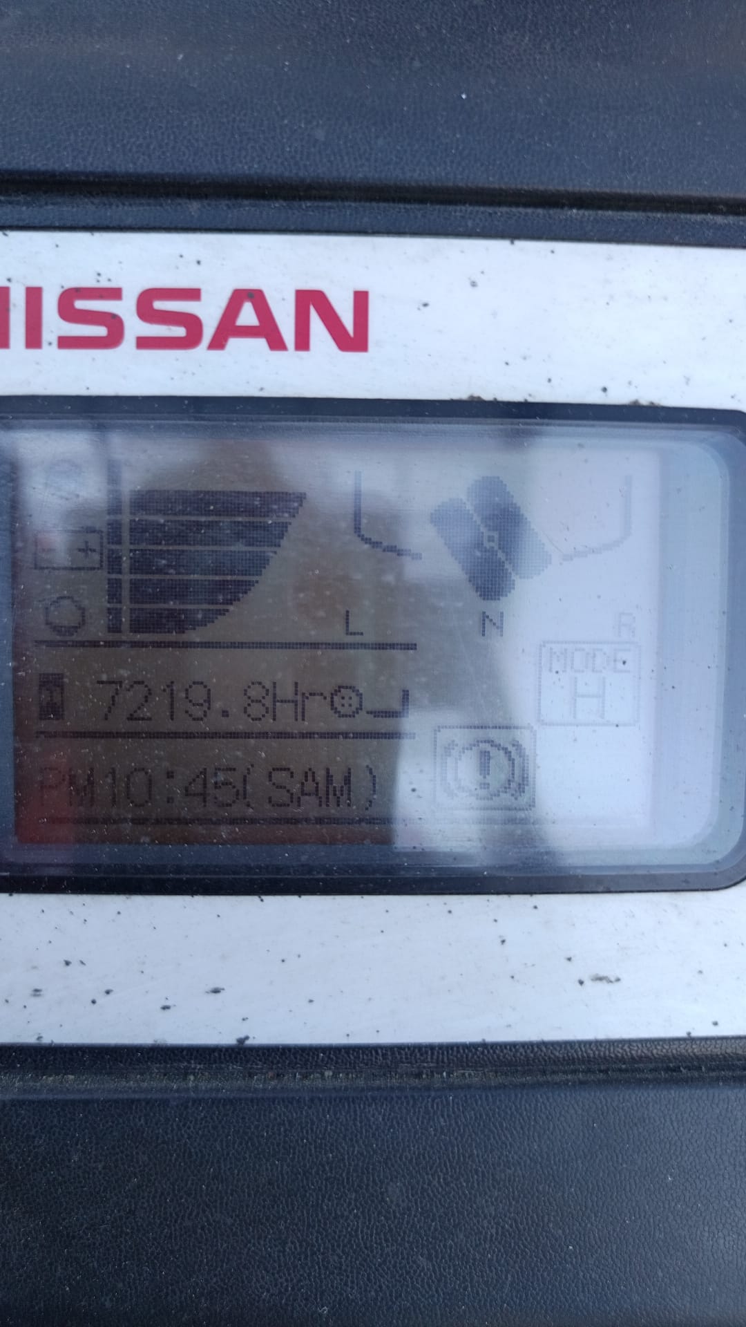 Carretilla elevadora electrica 3 ruedas nissan horometro