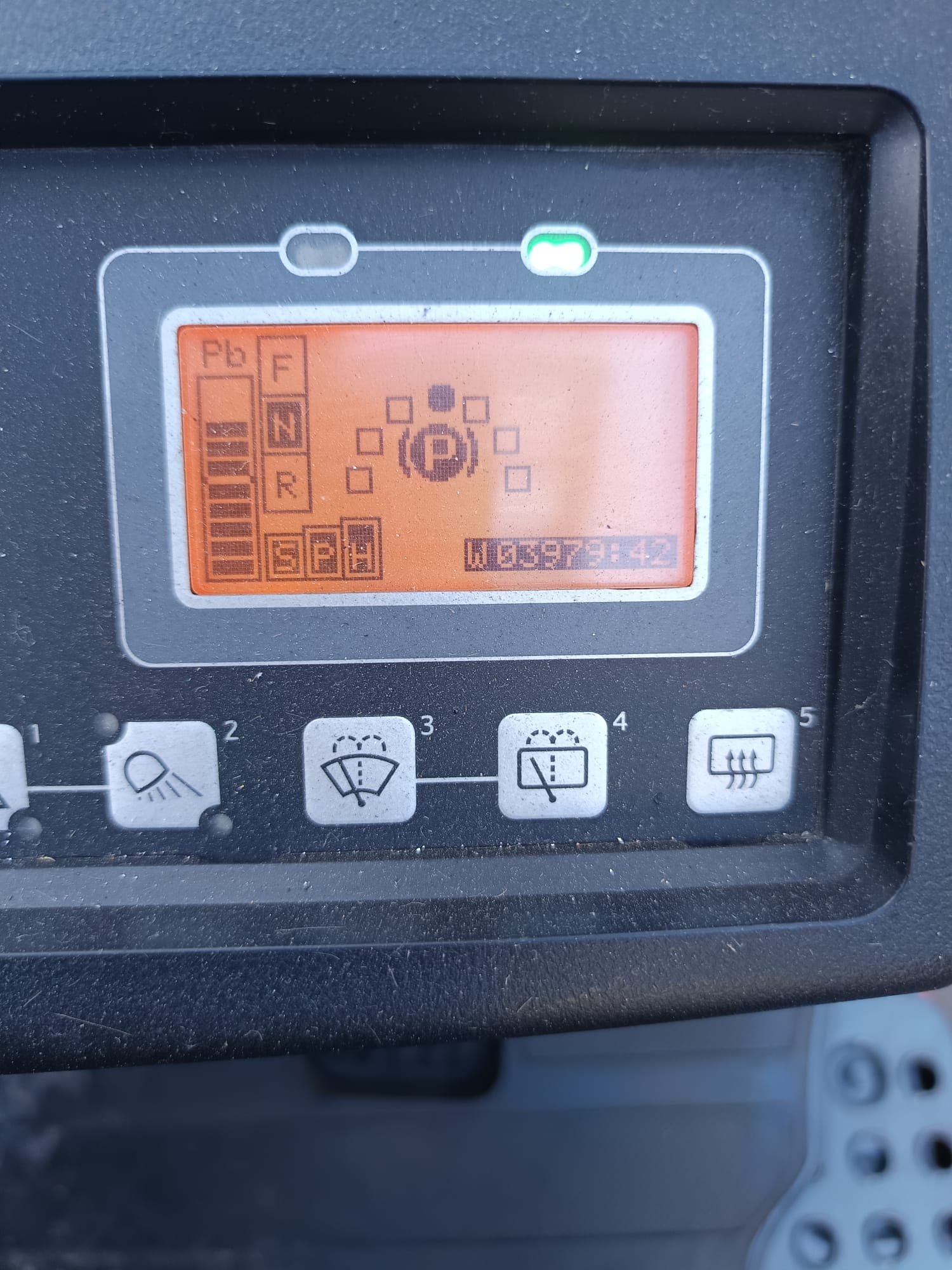 horometro carretilla electrica toyota traigo 3 ruedas