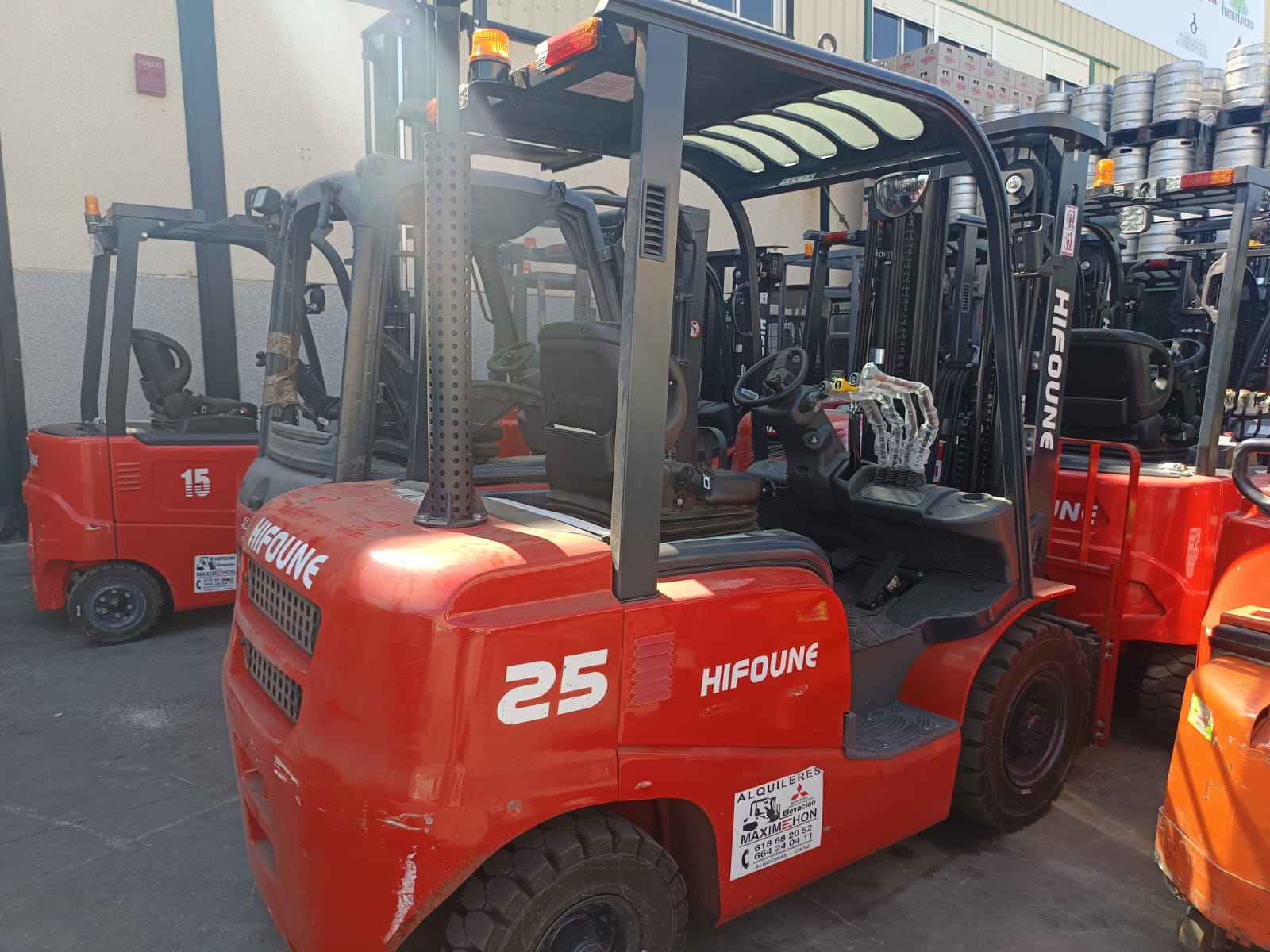 carretilla diesel 2500kg hifoune usada